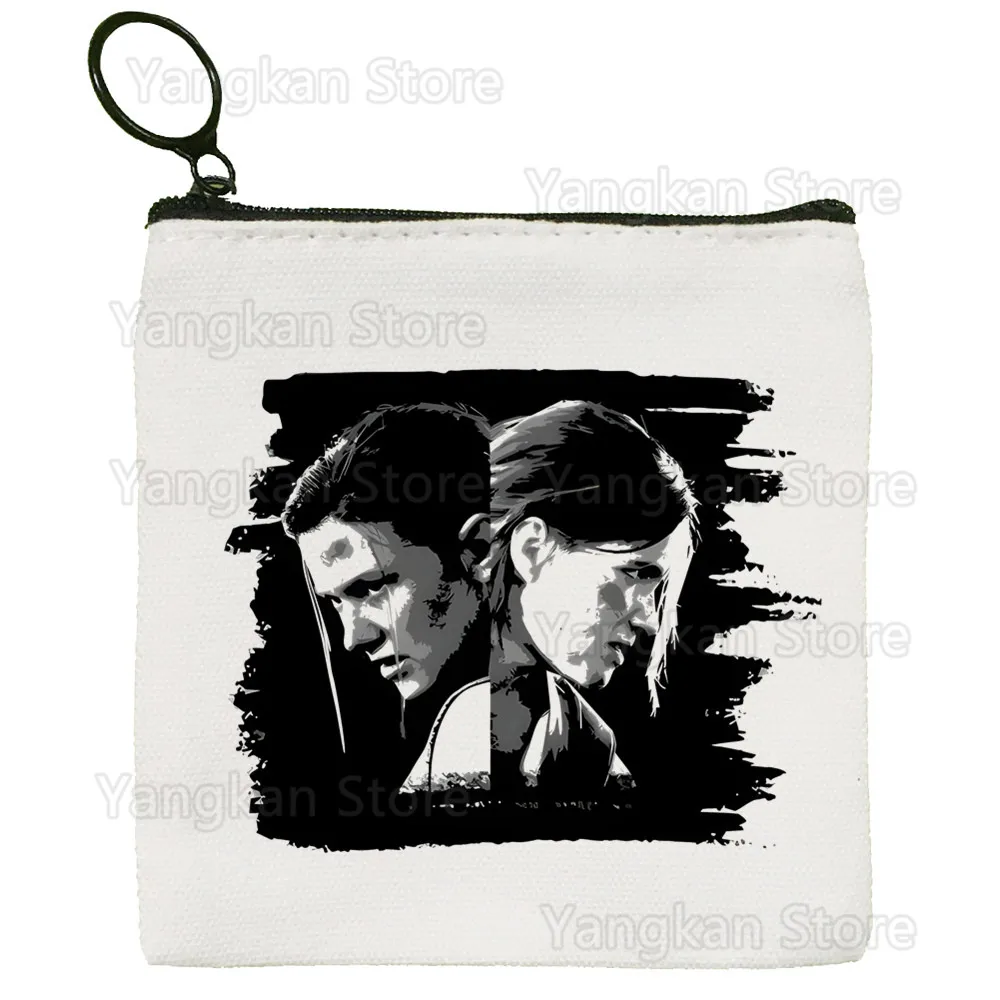Coin purse coin wallet Fireflies The Last Of Us Canvas Coin Purse Key Case Lady Bag Coin Storage Bag
