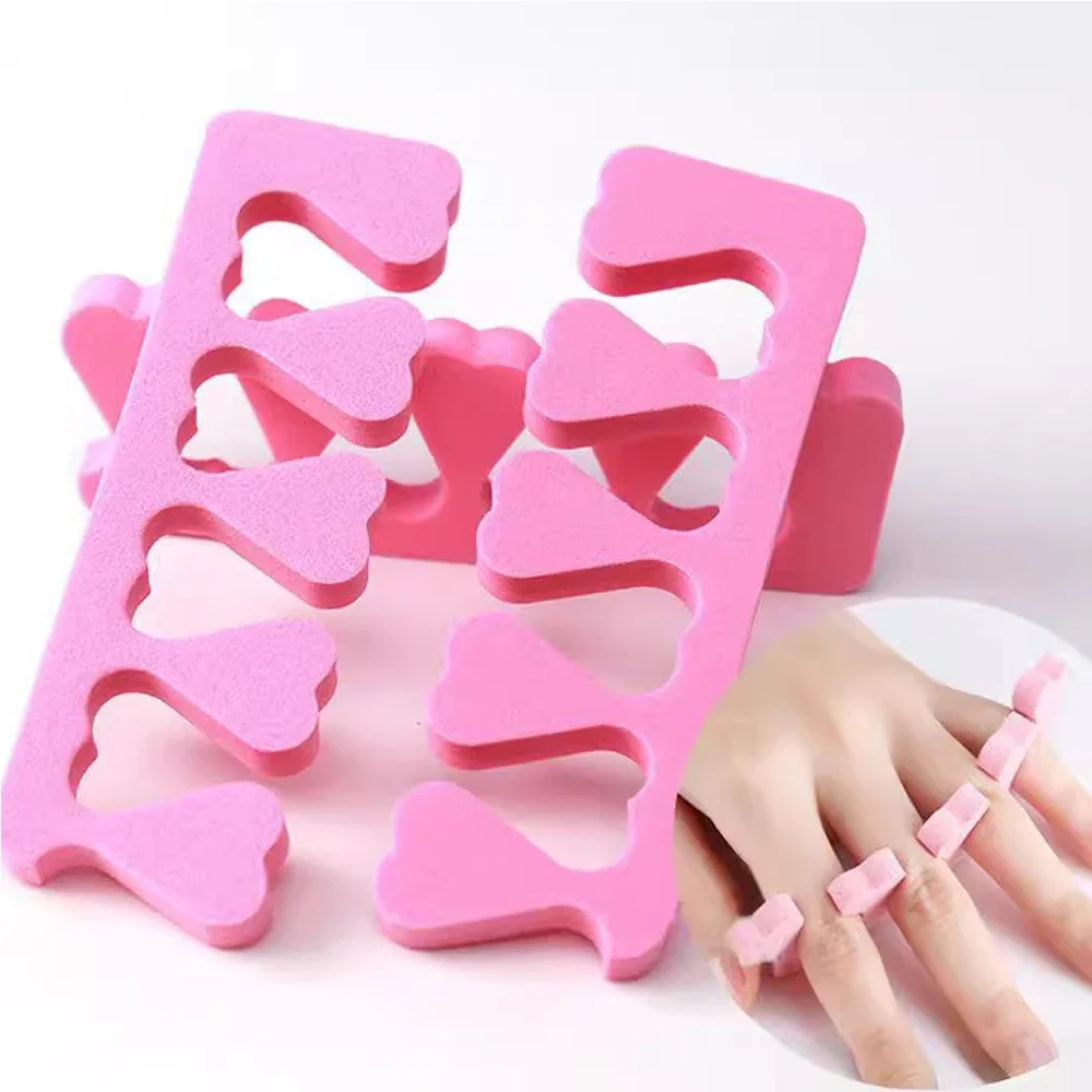 100PCS Nail Sponge Toe Finger Separator Nail Polish Separators Manicure Pedicure Art Tool Feet Care Soft Nails Beauty Tools