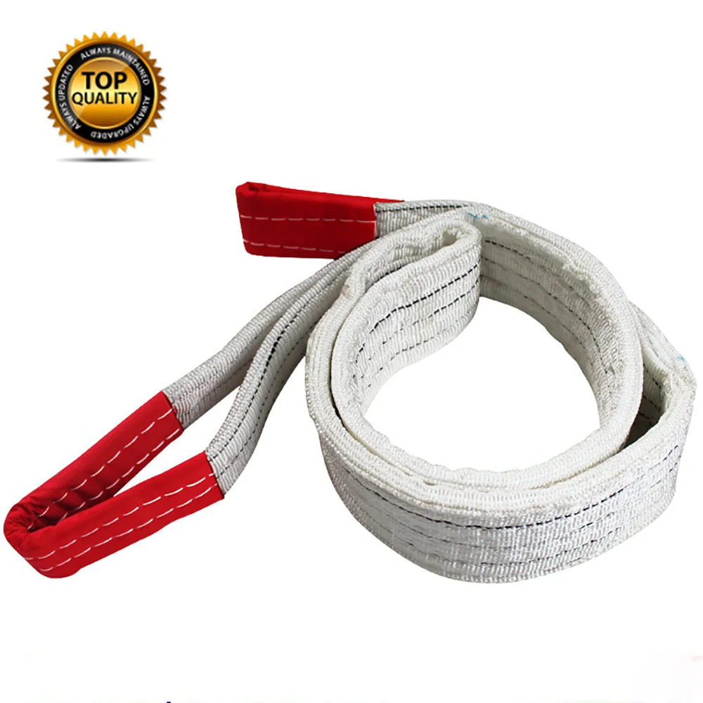 Cinghia Di Sollevamento PES 4T – Imbracatura A Occhiello Piatto Per Carichi Pesanti, Lunghezza 3 M