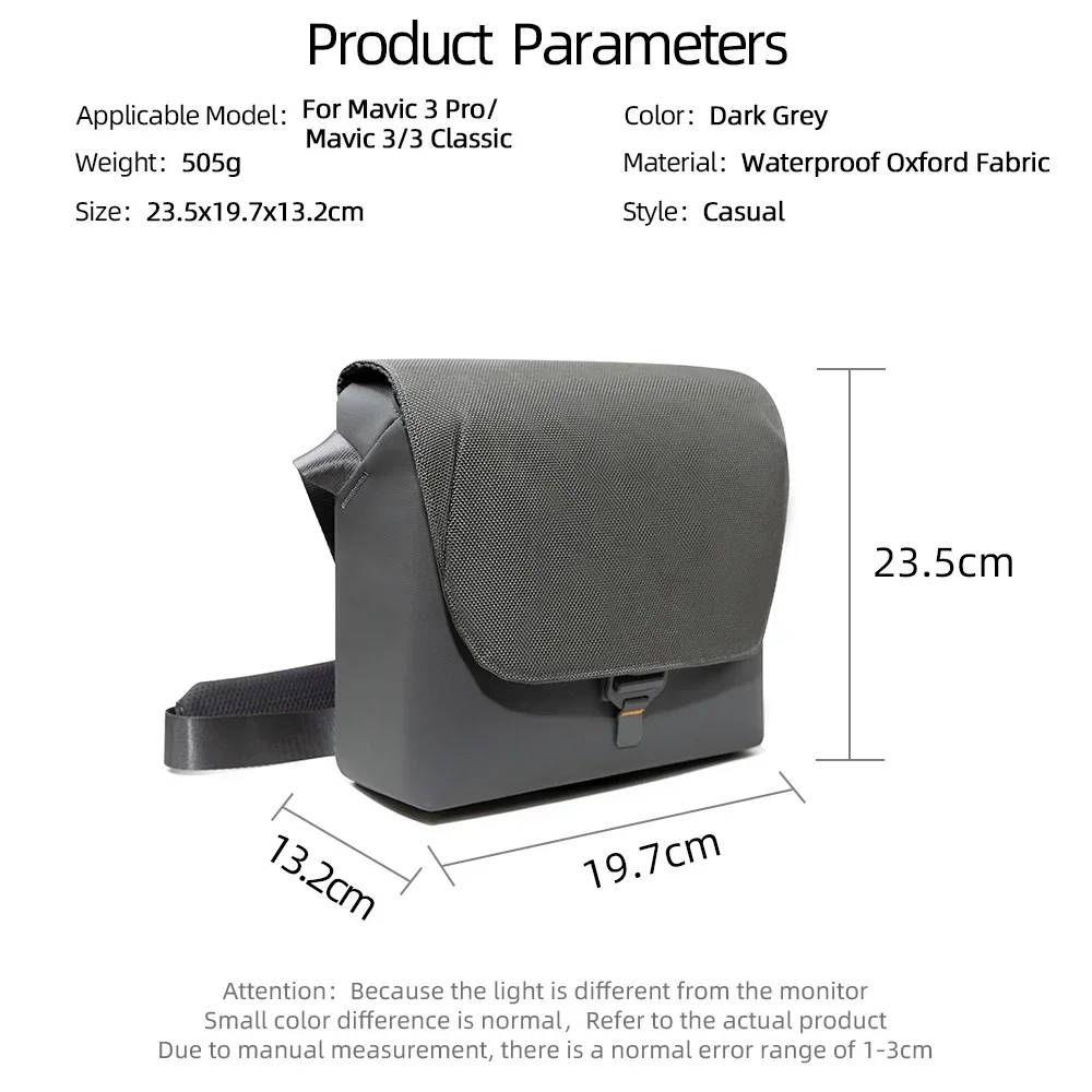 Sac de rangement DJI Mavic 3 Pro/Air 3 - Gris clair