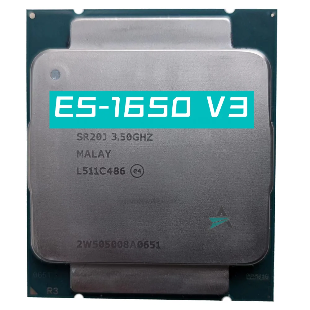 Xeon E5 1650 V3 3.5Ghz 6-Core 15Mb Di Cache Lga2011-3 Cpu E5 1650-V3 Processore E5 1650 V3 Spedizione Gratuita