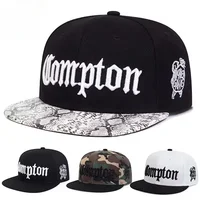 New High Quality Compton Embroidered Unisex Luxury Baseball Caps for Men Women Adjustable Snapback Hat HipHop DadHatsTrucker Hat 2