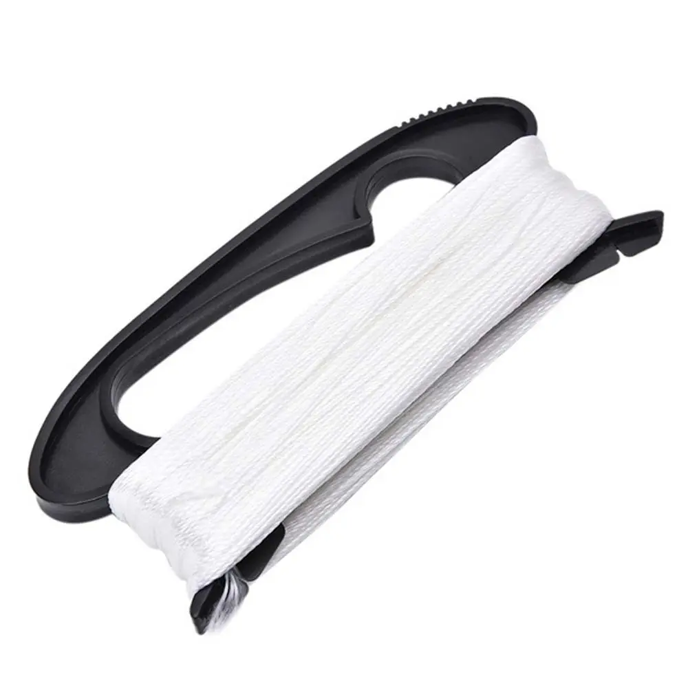 Kite Reel Winder Kid Toys Spring Black Color Handle Board Plastic Kite Accessories String Winder Kite Tool Thread Winder Flying Line