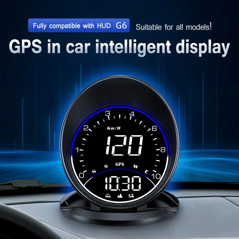 

Автомобильный дисплей, спидометр, монитор на борту компьютера GPS HUD, умный цифровой будильник, напоминание, измеритель, автомобильные электронные аксессуары