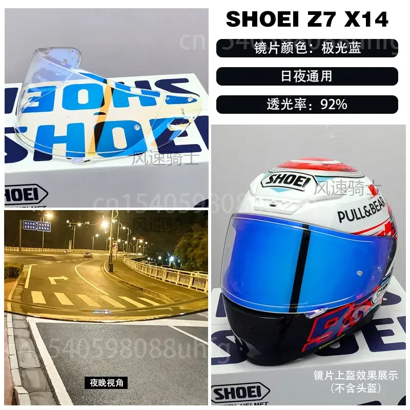 헬멧 바이저, SHOEI X-Spirit NXR 앞유리 오토바이 헬멧 렌즈 액세서리, SHOEI X14 Z7 Z-7 CWR1 CWR-1 RF1200 RF-1200