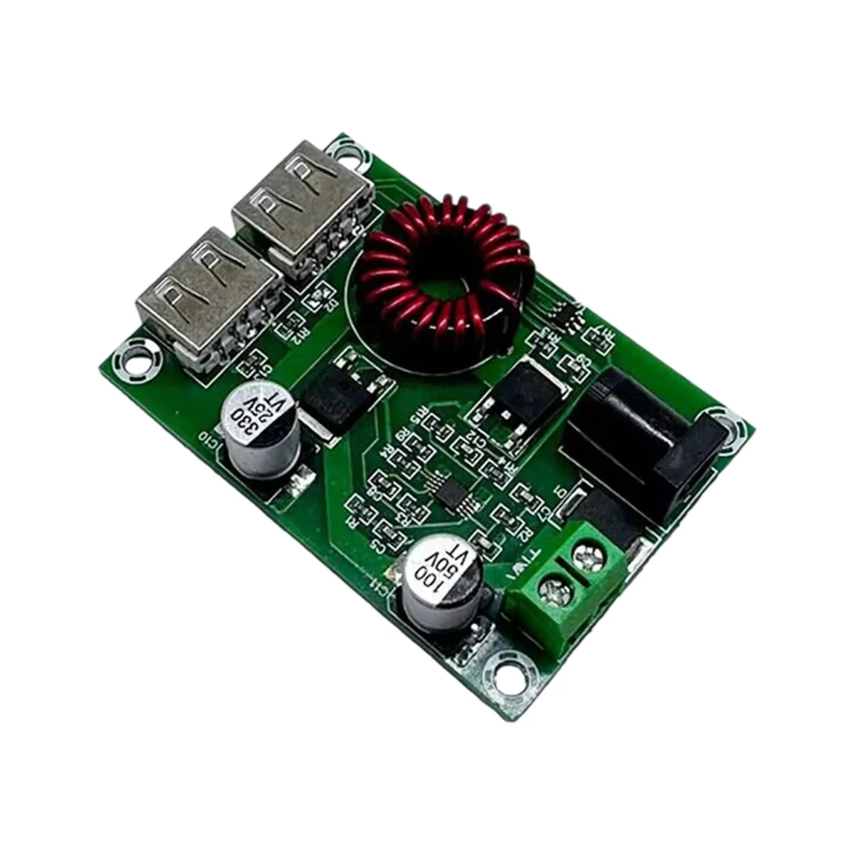 

XH-M224 Dual USB Output Module 5V 6A Voltage Regulator Module Dual 5V 3A Rechargeable Charging Board Module