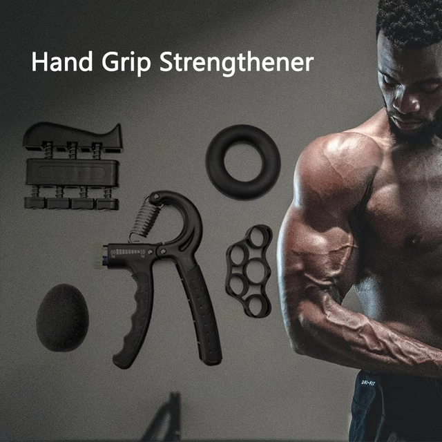 10-100Kg Adjustable Hand Grip Strengthener Trainer Forearm Exercise Gripper  Bodybuilding Muscle Carpal Rehabilitation Athletes - AliExpress