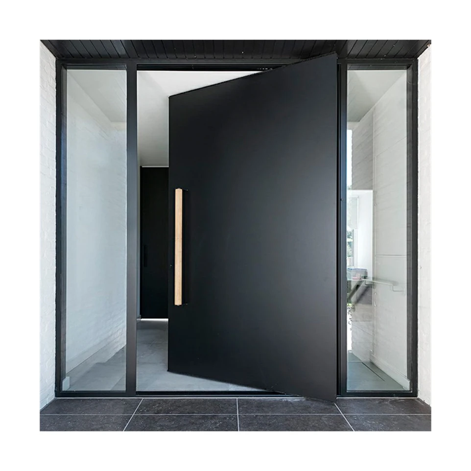 Customized Design Entry Door Exterior Top Manufacturer Apartment Wholesale Front Steel Exterior Modern Entry Doors 2