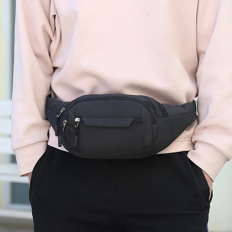 Men's and women's waist bags, suitable for hiking, camping, running, and outdoor activities, equipped with adjustable shoulder s