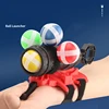 Wrist Catapult Ball Gun Sticky Ball Target Shooting Family Interactive Indoor Outdoor Sports Puzzle Toys For Children Ages 3 To 3