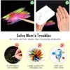 100Pcs Dazzling Scratch Pintura Pai Filho Brinquedos Interativos Note Cards Handmade 4