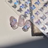 3D Butterfly Jelly Series Nail Art Stickers High Quality New Bronzing Line Bowknot Ribbon Cute DIY Manicure Decal Decoration 5