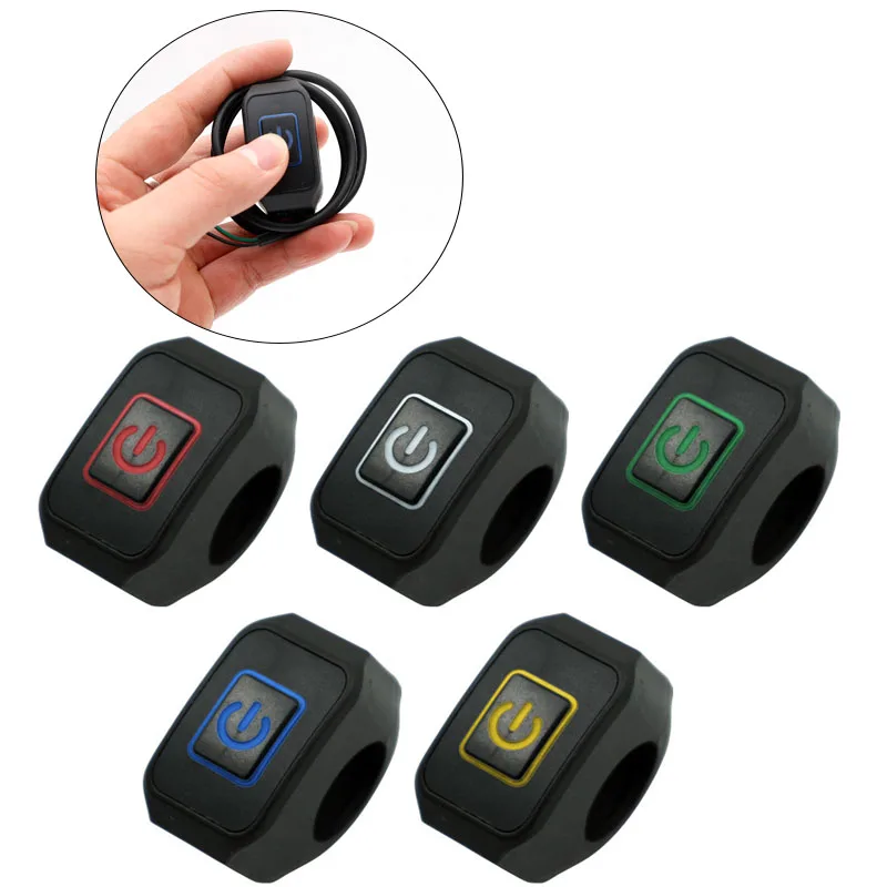 

Motorcycle Electric Car Headlight Horn Overshoot Light Ignition Spotlight Multi-function Self-locking Modification Switch