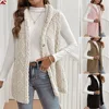 Solid Casual Loose Sleeveless Vests For Women 2025 Autumn Elegant Women's Warm Vest Jacket Coats Vintage Female Top Outerwear