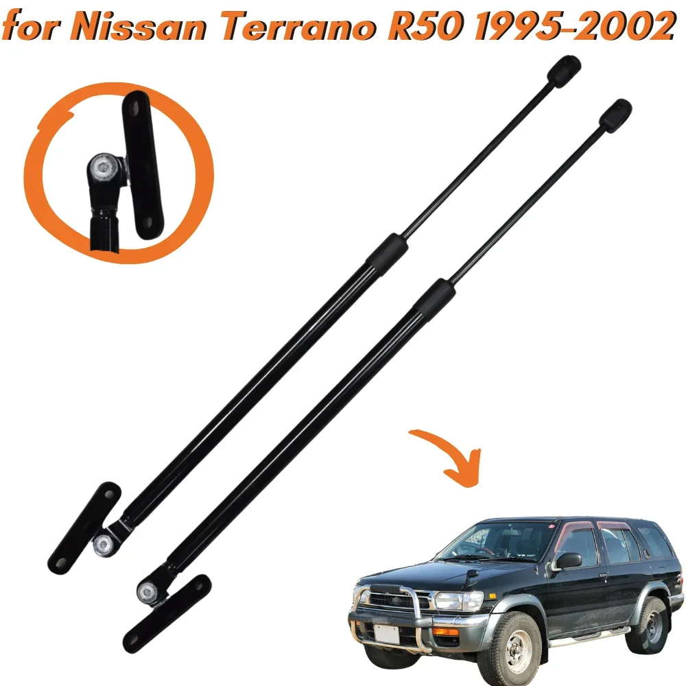 

Qty(2) Trunk Struts for Nissan Terrano R50 SUV 1995-2002 90450-1W300 Rear Tailgate Boot Gas Springs Shock Absorber Lift Supports
