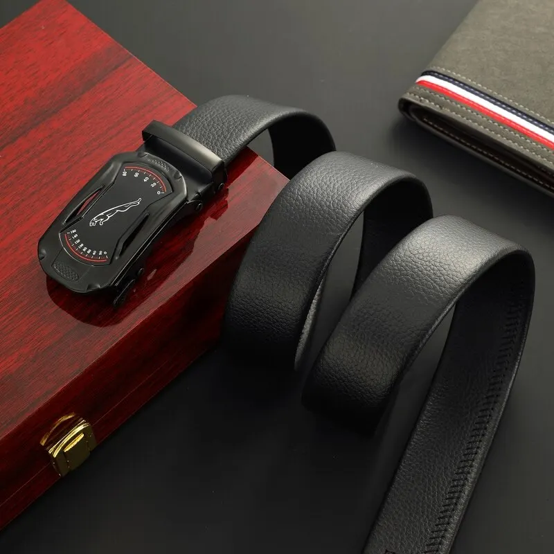 Toothless Automatic Buckle Belt 1pcs Sports Car Head Casual Business
