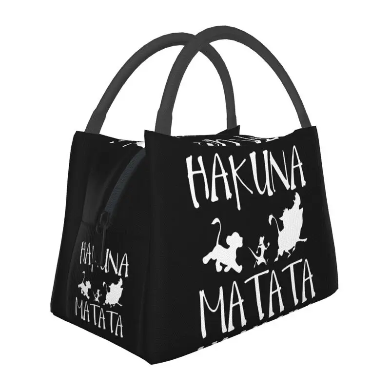 Tanie Timon Pumba Hakuna Matata izolowane torby na Lunch dla kobiet wielokrotnego użytku sklep
