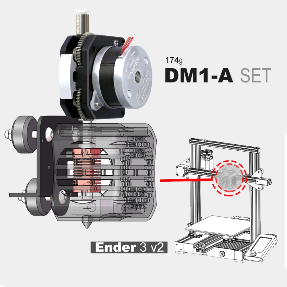 eMagTech 2pcs Stampante 3D Asse Z Trapezoidale Motore Vite Dadi T8 Vite Di Comando POM Dado 8mm Compatibile on Prusa I3 MK2 MK2S MK3 MK3S Stampante 3D