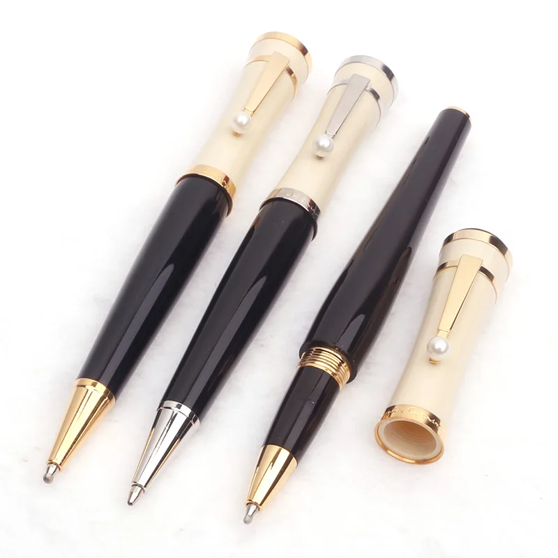 Classic Edition Greta Garbo Mb Ballpoint Roller Ball Fountain Pen With Pearl Luxury Stationery Office Supplies - Pens - AliExpress