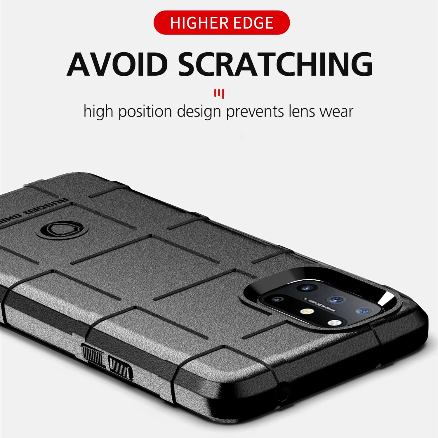 ShockProof Rugged Shield Anti-Shock Impact Armor Back Cover