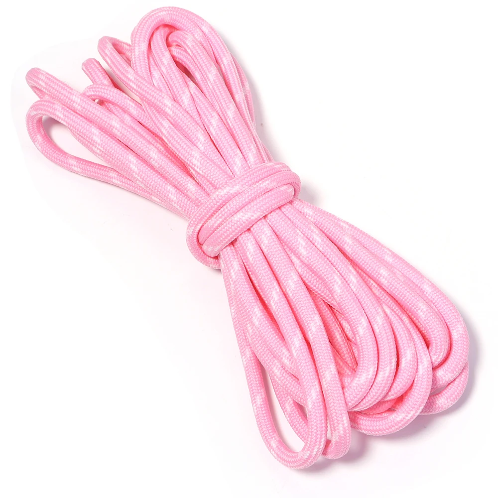 Colorful 5mm Braided Polyester Nylon Cord - 5 Yards for Crafting & DIY Projects