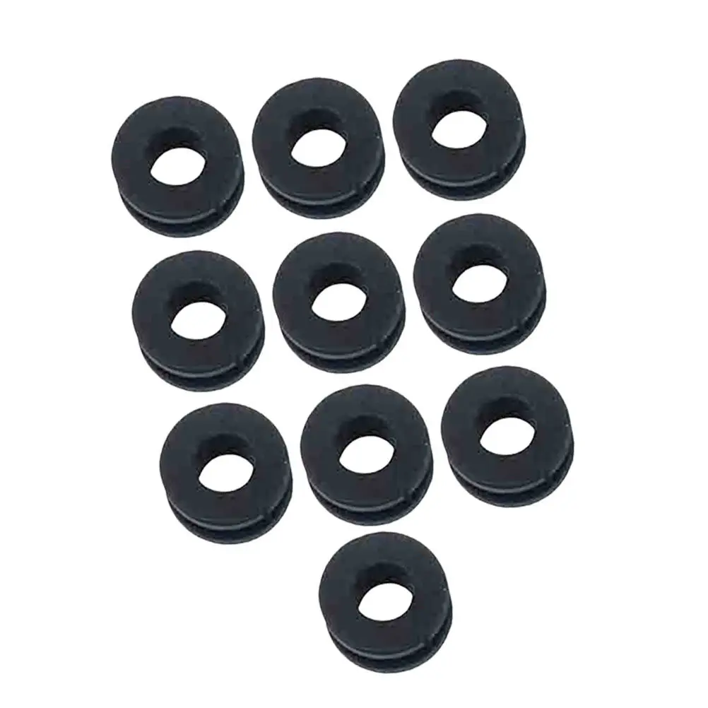 10Pcs 오토바이 버퍼 고무 링 프리미엄 소재 안정적인 성능 전기 자동차 액세서리 리어 댐핑 블랙