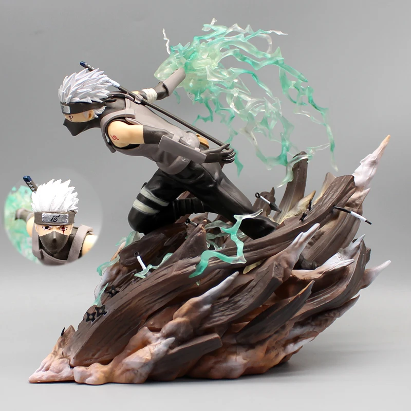 

25cm Ninja Kakashi Figure Anime Naruto Shippuden Figura Kakashi Hatake Action Figure Model PVC Collection Decoration Doll Toys