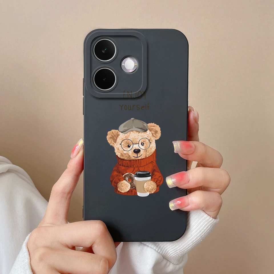 Colorful Love Heart Camera Protection Antifouling Soft Phone Case Cover