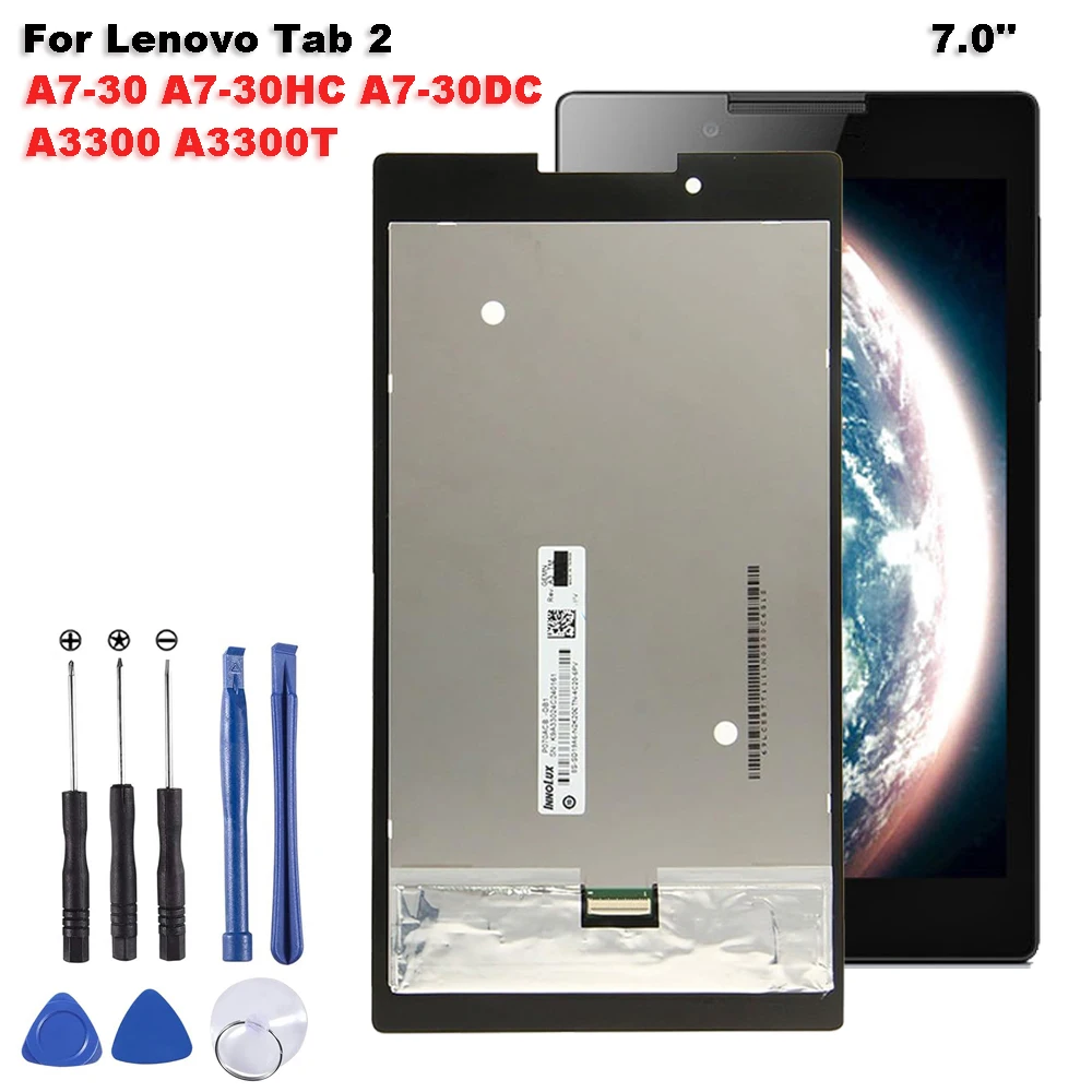 

ЖК-дисплей AAA + для Lenovo Tab 2, Диагональ экрана 7,0 дюйма
