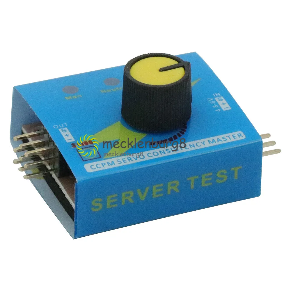 

3CH 4.8-6V with Indicator Light Servo Tester Gear Test CCPM Consistency Master Checker