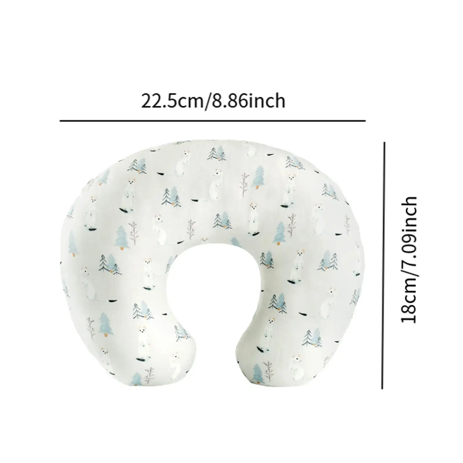 Feeding Pillow Cover Pillow Case U Style Shape Feeding Cushion Cover for Women Nursing Baby Shower Bottle Breastfeeding