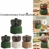Mini Wireless Electric Garlic Press Dual Purpose Garlic Puree 350ml Kitchen Food Shredder Usb Charging Meat Grinder Vegetable 5