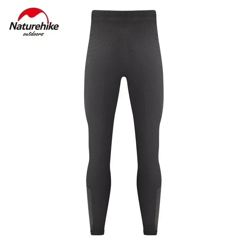 Naturehike Thermal Underwear Suit for Man Woman Winter Outdoor Sports Clothes Quick-drying Charcoal Fibre Black White Plus Size