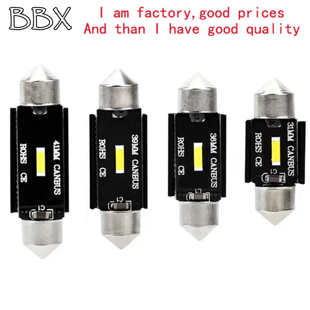 

New CSP Festoon LED Interior Bulbs 31mm 36mm 39mm 41mm Super Bright Car Dome Reading Light Canbus