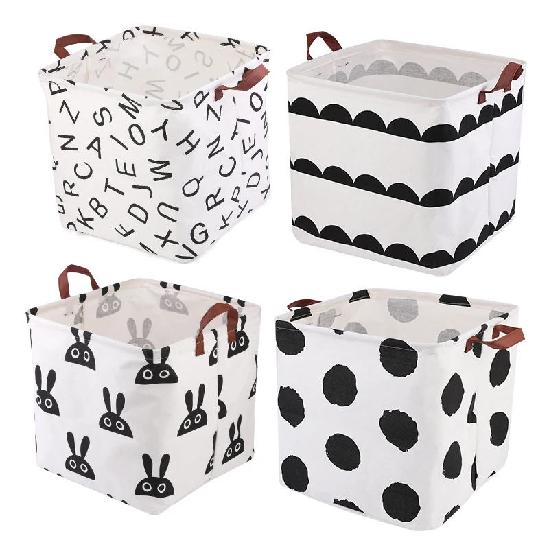 

LMDZ Dirty Laundry Basket Foldable Square Organizer Bucket Clothing Toy Anti-dust Large Capacity Storage Barrel Hamper