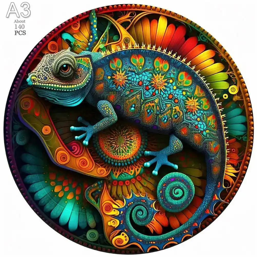 Popular Wolf Sisters Jigsaw Wooden Puzzle Children'S Puzzle Gifts Unique Family Puzzle Games Wooden Diy Crafts Games 4