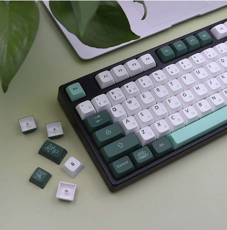 GMK Botanical Keycaps para Teclado Mecânico, 137