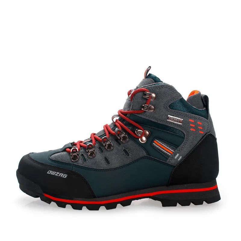 longbao Hiking Shoes Men Women Waterproof Shoes Wear Resisting Climbing Mountain Shoes Leather Sport Sneakers Trekking 