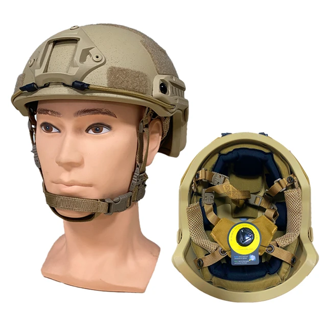 ACH high-strength bulletproof helmet, made of Kevlar material, of high quality, NIJ IIIA level, with Wendis shock-absorbing pad 4