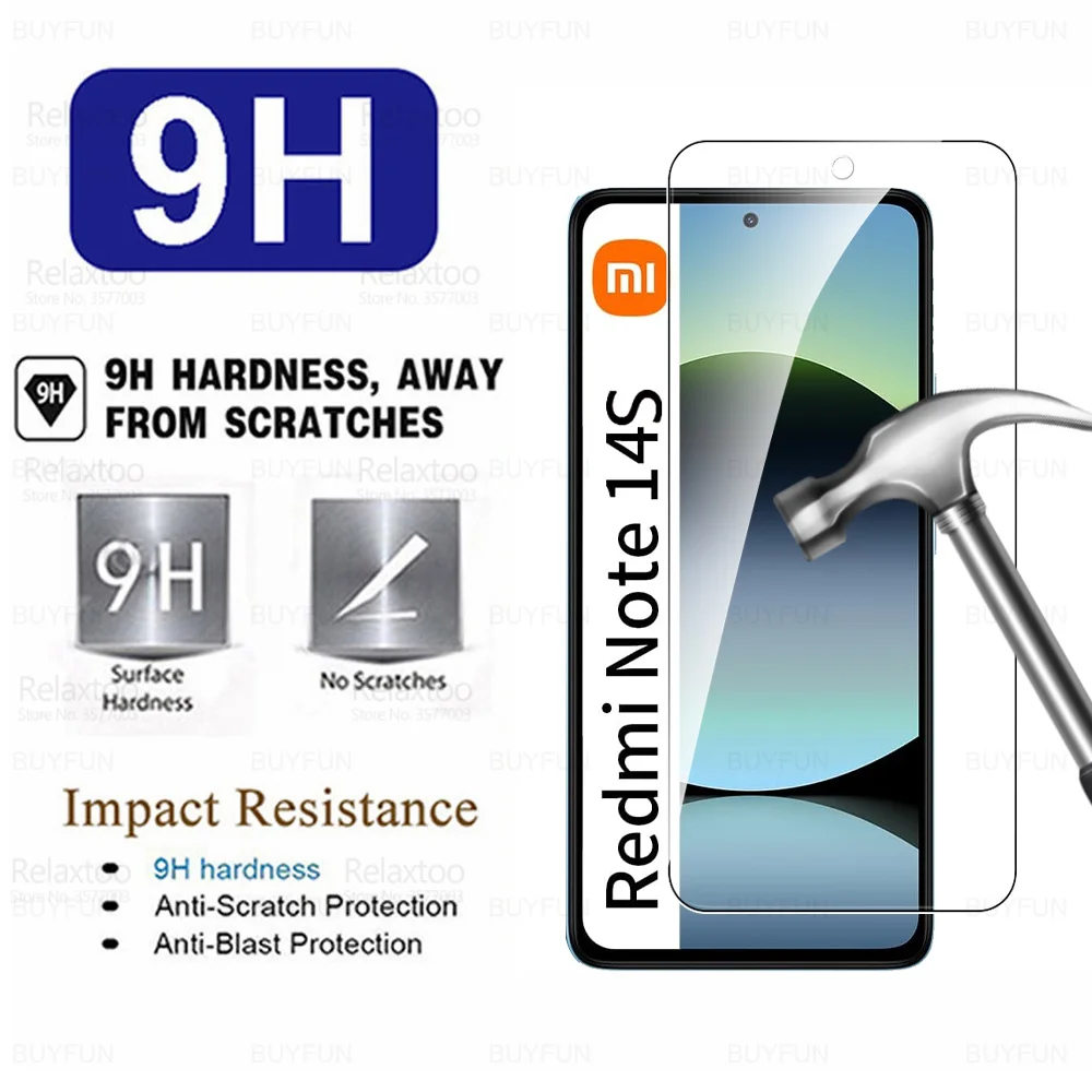 2-Pack Tempered Glass Screen Protector for Xiaomi Redmi Note Series