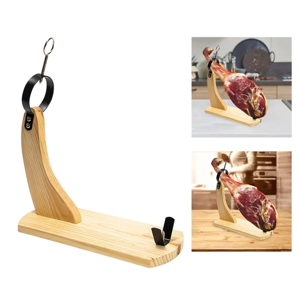 Ham Stand Spain Multifunctional Unfinished Wood Ham for Spanish 