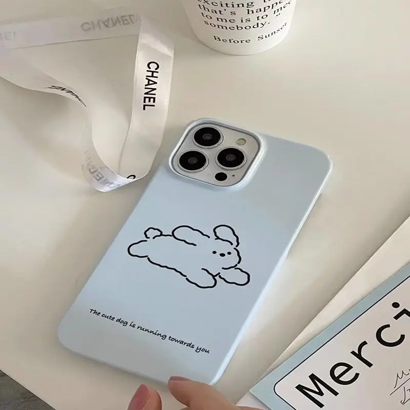 Cute Cartoon Dog Cat Soft Silicone Case for iPhone