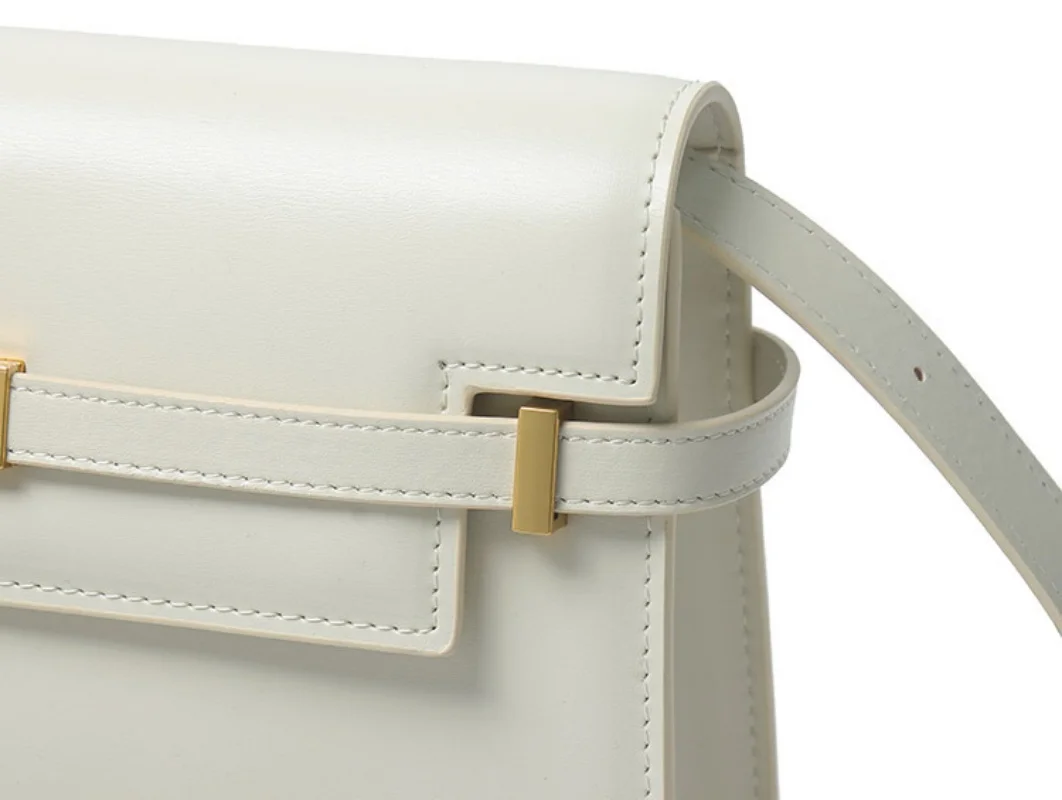 Cowhide Women's Bag New All-in-one fashion print Baguette Shoulder Genuine leather Crossbody underarm bag