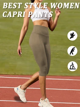 Women'S Super soft Capri Pants,High Waisted Tummy Control Leggings for Cozy Home & Casual Outfit 1