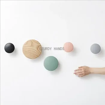 Wood Mushroom Wall Hooks 1