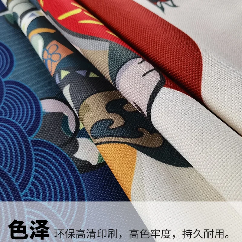 Japanese Shaved Ice Door Curtain Milk Tea Cold Drink Shop Kitchen Half Curtain Door Head Decorative Curtain Noren 4