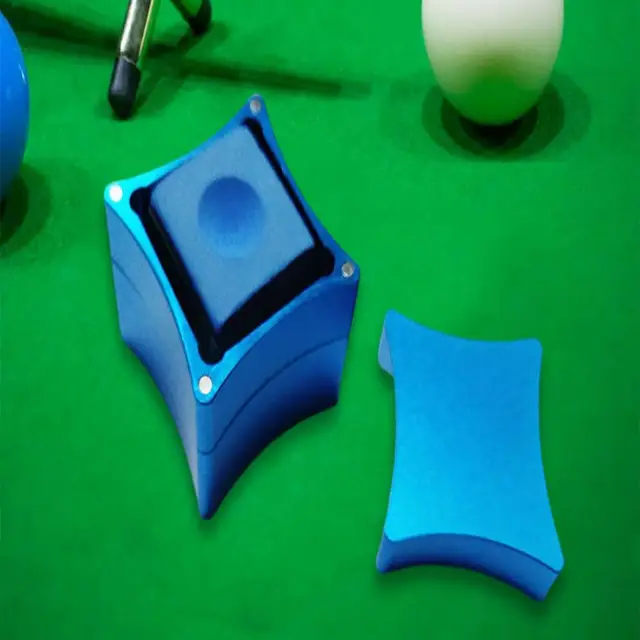 Porte-craie Magnétique En Aluminium Pour Billard – Clip Ceinture Pratique – Couleurs Vives Disponibles