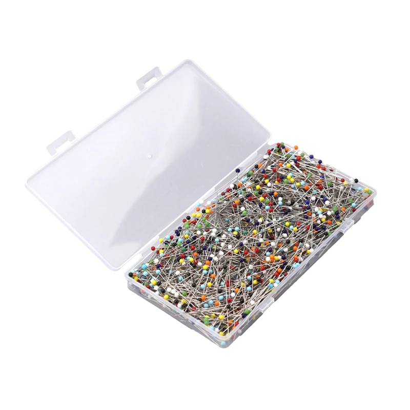 1000Pcs Sewing Pins Straight Pin For Fabric, Quilting Pins Long 1.5Inch For Dressmaker, Jewelry DIY Decoration, Craft