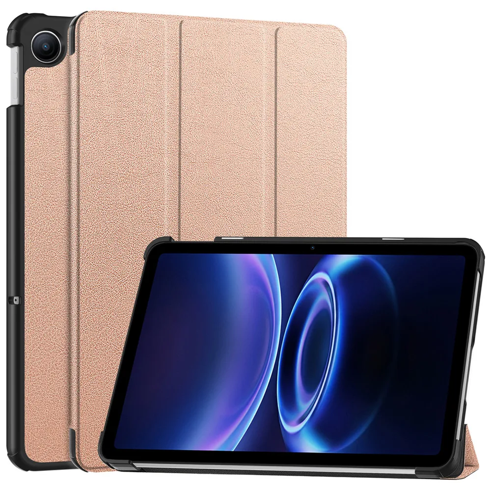 Enhanced Product Title: Premium Leather Folding Stand Smart Tablet Cover with Magnetic Closure - 9.7 Inch