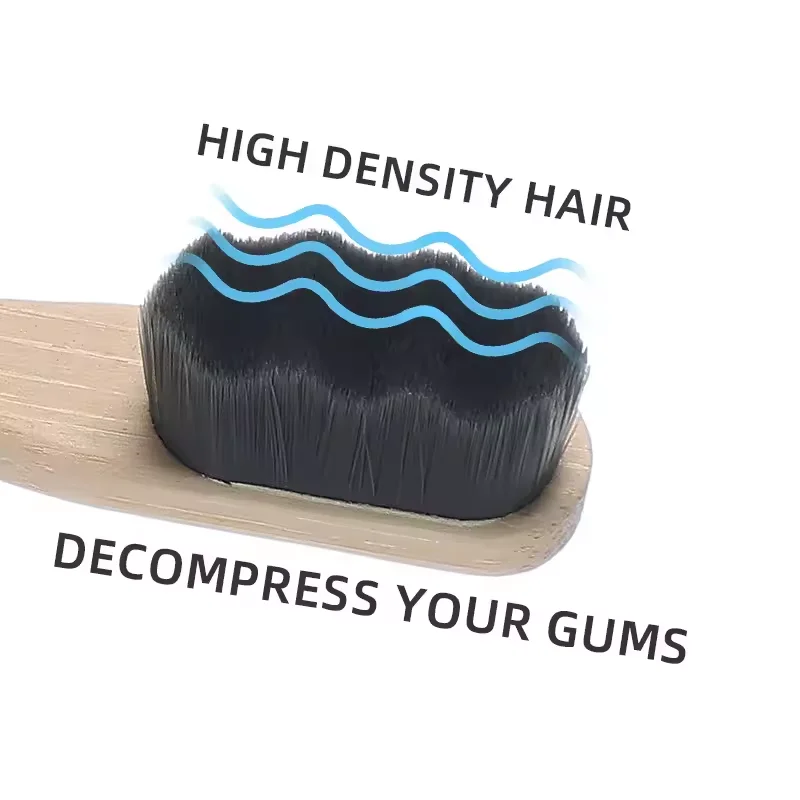 Eco-Friendly Biodegradable Bamboo Toothbrush - Ultra Dense Bristles